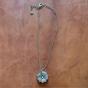 BRIGHTON Flower Heart Convertible necklace